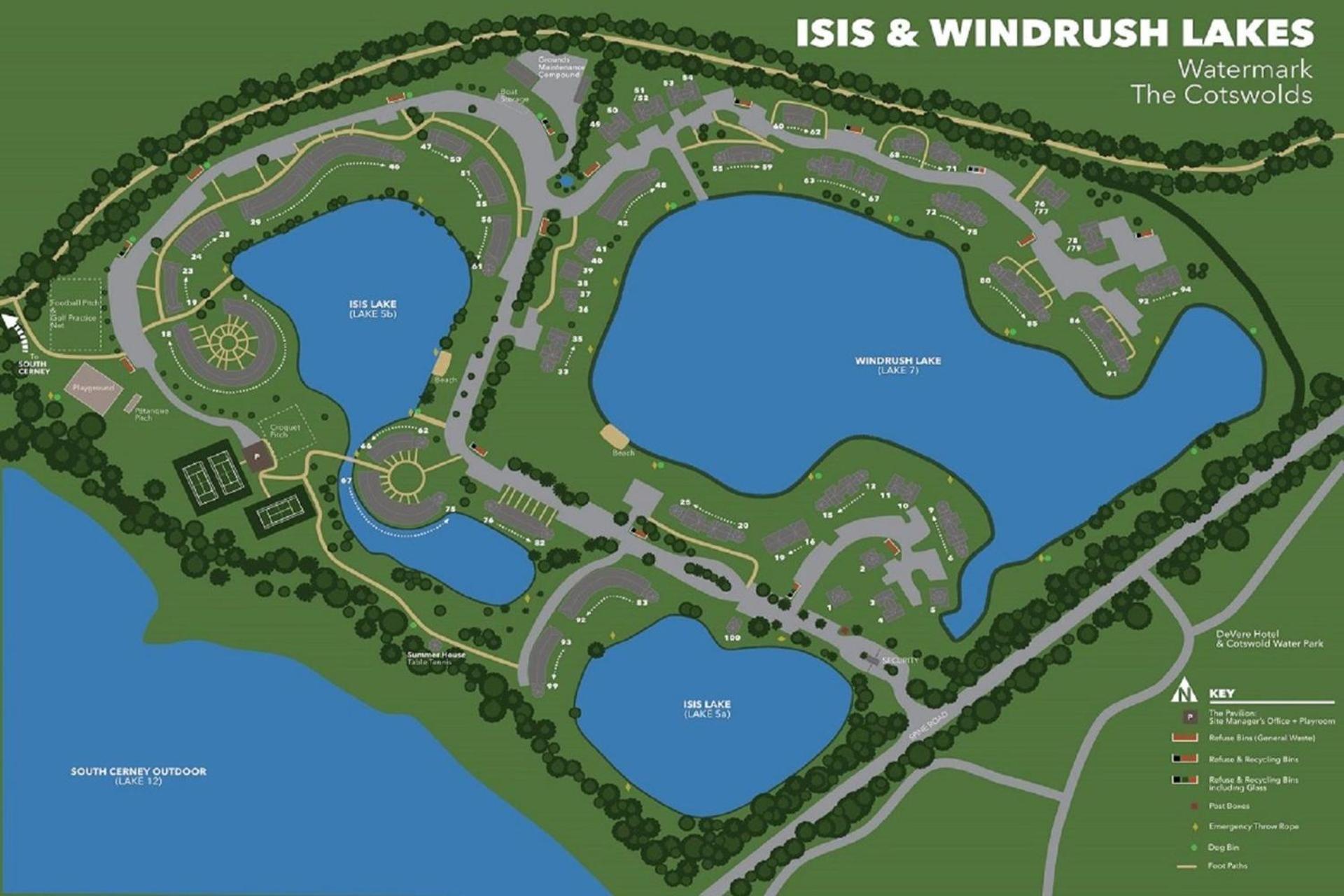 Isis Lakes 84 - Tortola Lodge South Cerney Esterno foto